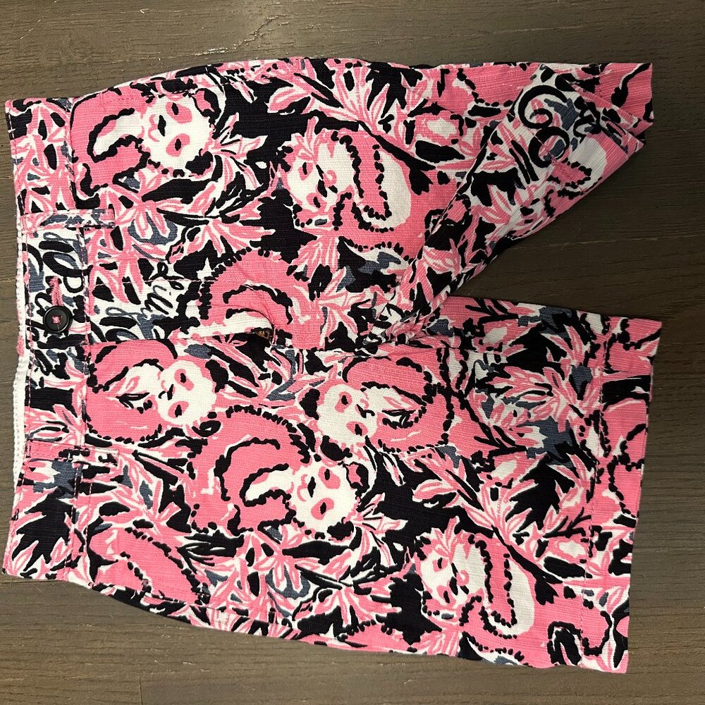 Lilly Pulitzer Boys Beaumont - Hanging with My Boo Print - size 3T shorts